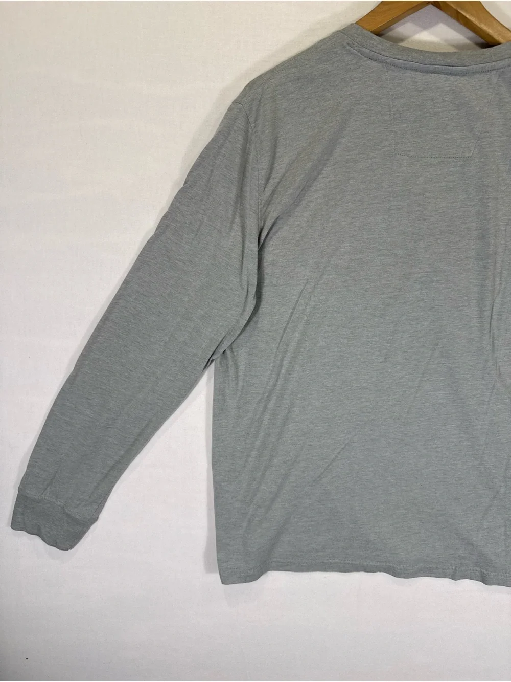 Nautica Light Gray Long Sleeve Crewneck Tee